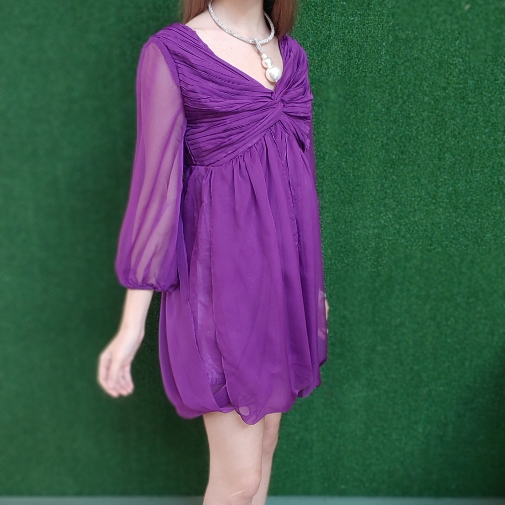 Urban Native Chiffon Tulip Cocktail Dress